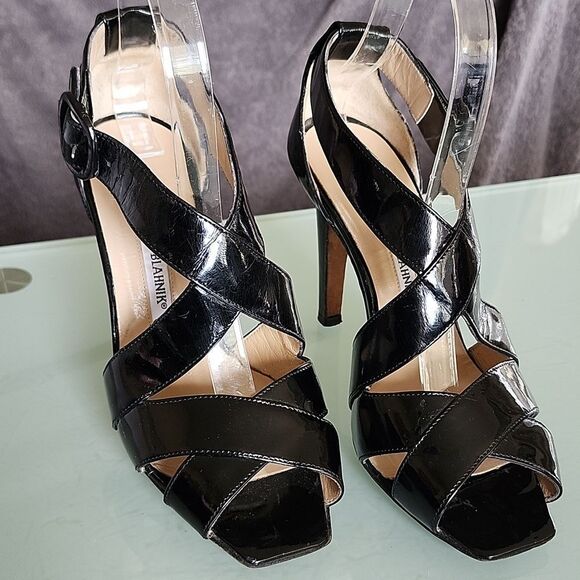 Manolo Blahnik Patent Leather Heels - Picture 3 of 8